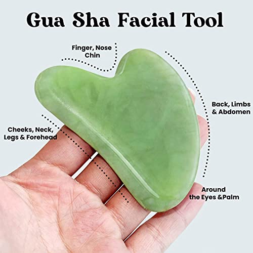 Gua-Sha-Jade-Roller-for-Face-Set-Self-Care-Gifts-for-Women-Facial-Skin-Care-Tools-Muscle-Roller-Massager-Relaxing-Relieve-Wrinkles-Natural-Healing-Crystal-Stone-0-1